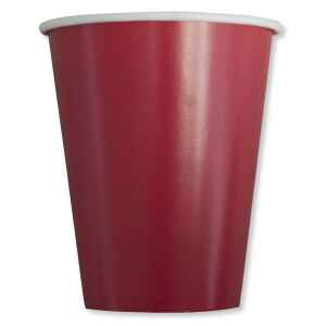 Bicchieri Compostabili Rosso 250 cc 8 Pezzi