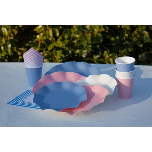 Tovaglioli Compostabili Bianco Carta da Zucchero 33 x 33 cm 20 Pezzi Ex.Tra.