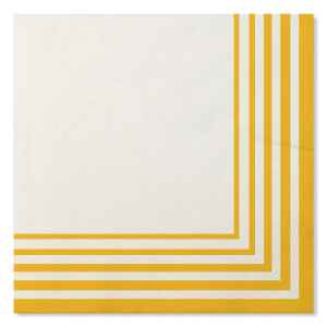 Tovaglioli Compostabili Bianco Giallo 33 x 33 cm 3 confezioni Extra