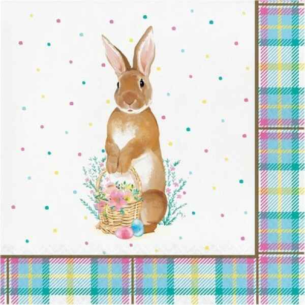 Tovagliolo Storybook Easter Bunny 33 x 33 cm 3 confezioni