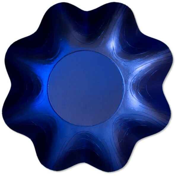 Zuppiera Grande Tonda Blu Satinato 35 cm 1 Pz Extra