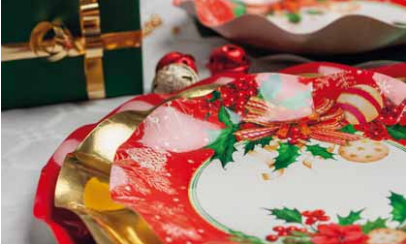 Tovaglioli Compostabili Christmas Decoration 33 x 33 cm 3 confezioni Extra