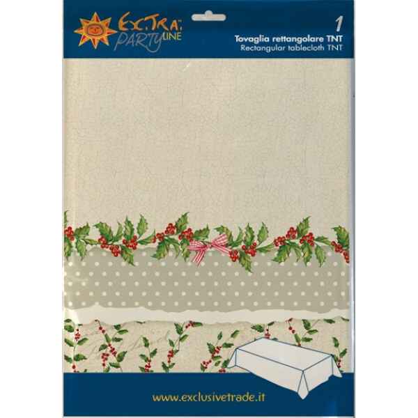 Tovaglia Rettangolare Shabby Christmas 140 x 240 cm Extra