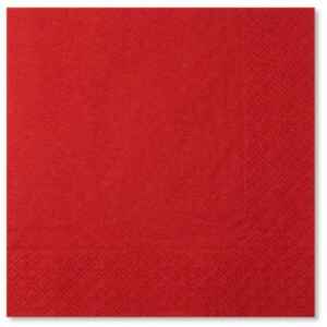 Tovaglioli Rosso 25 x 25 cm 3 confezioni Extra