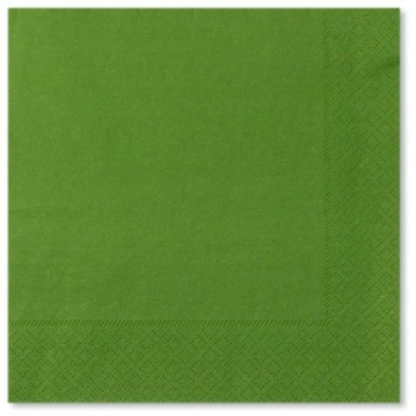 Tovaglioli Verde Prato 25 x 25 cm 3 confezioni Extra