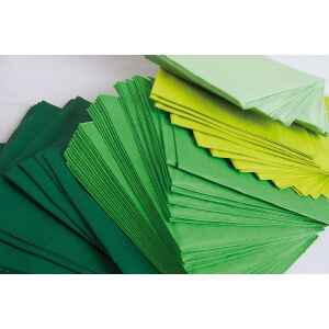 Tovaglioli Verde Prato 25 x 25 cm 3 confezioni Extra