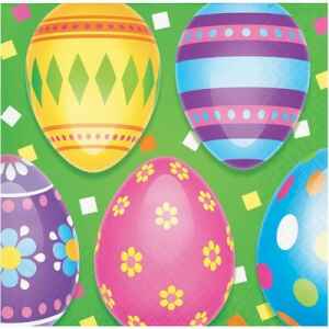 Tovagliolo Colorful Easter Eggs 25 x 25 cm 3 confezioni