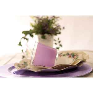 Piatti Fondi di Carta a Petalo Violette 18,5 cm Extra