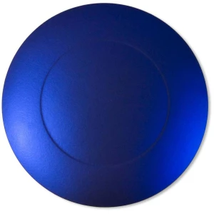 Sottopiatto Piano Blu Satinato 34 cm 4 Pz Extra