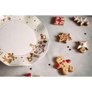 Piatti Fondi di Carta a Petalo Gingerbread 18,5 cm Extra