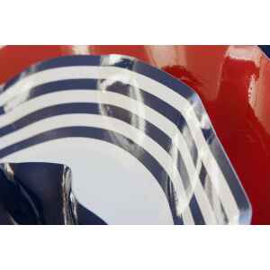 Extra Piatti Piani di Carta a Petalo Navy Blu 21 cm
