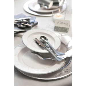Tovaglioli Argento 40 x 40 cm 20 Pezzi Ex.Tra.