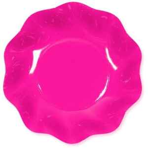 Piatti Fondi di Carta a Petalo Rosa Pink 18,5 m Extra