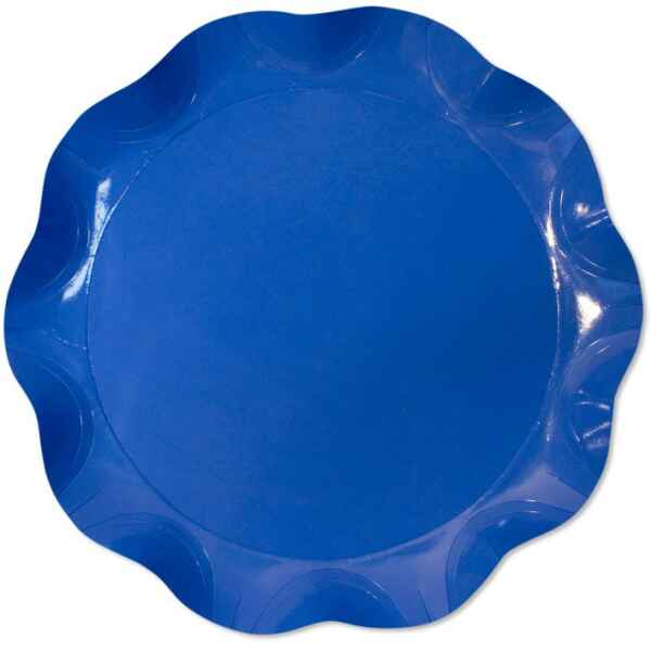 Vassoio Tondo Blu Cobalto 40 cm 1 Pz Extra