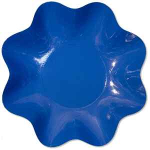 Zuppiera Grande di Carta a Petalo Blu cobalto 35 cm 1 pz Extra