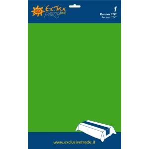 Runner in TNT Verde prato 35 x 240 cm Extra
