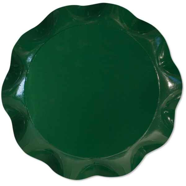 Vassoio Tondo Verde scuro 40 cm 1 Pz Extra