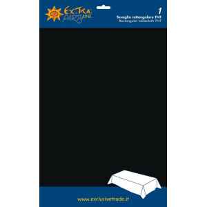 Tovaglia TNT Rettangolare Nero 140 x 240 cm Extra