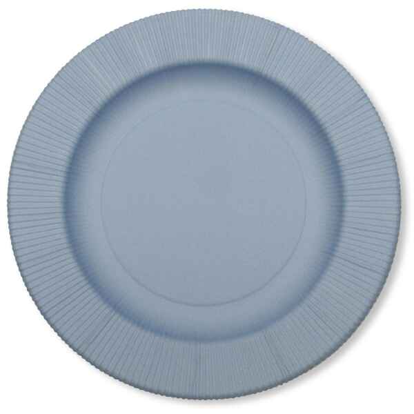 Extra Piatti Piani di Carta Opaco a Righe Carta da Zucchero 21 cm