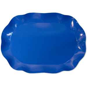 Vassoio Rettangolare Blu cobalto 46 x 31 cm 1 Pz Extra