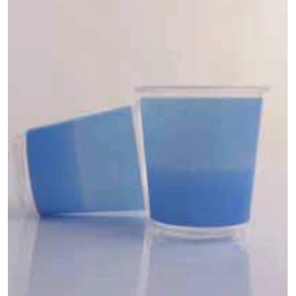 Bicchieri di Plastica Bicolore Turchese - Blu Cobalto 250 cc 8 Pz_3