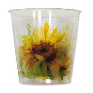 Bicchieri di Plastica Sunflower 300 cc_1