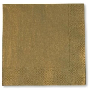 Tovaglioli Oro 33 x 33 cm