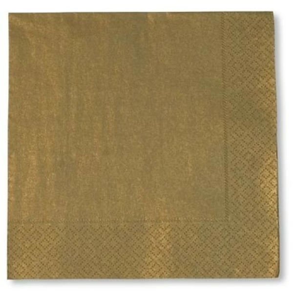 Tovaglioli Oro 33 x 33 cm