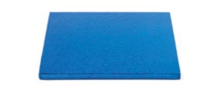 Sottotorta - Vassoio Rigido Quadrato Blu H 1,2 cm 40 x 40 cm