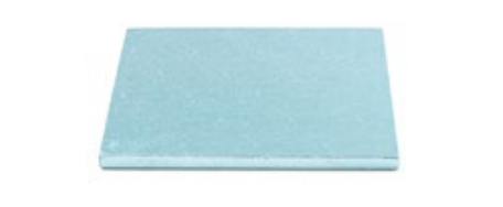 Sottotorta - Vassoio Rigido Quadrato Azzurro H 1,2 cm 25 x 25 cm