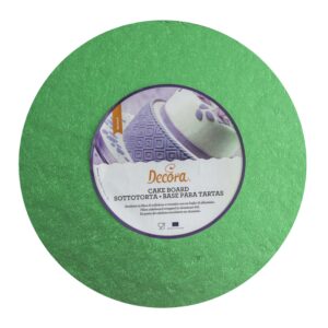 Sottotorta - Vassoio Rigido Tondo Verde Chiaro H 1,2 cm Diametro 25 cm