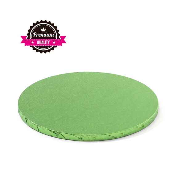 Sottotorta - Vassoio Rigido Tondo Verde Chiaro H 1,2 cm Diametro 30 cm