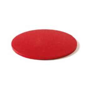 Sottotorta - Vassoio Rigido Tondo Rosso H 1,2 cm Diametro 40 cm