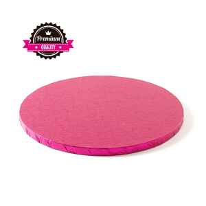 Sottotorta - Vassoio Rigido Tondo Fucsia H 1,2 cm Diametro 35 cm