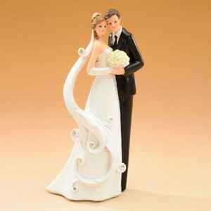 Cake Topper Figura decorativa Matrimonio Sposi
