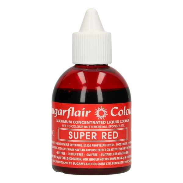 Colorante per Aerografo SUPER ROSSO 60 ml Sugarflair