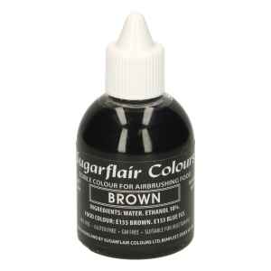 Colorante per Aerografo MARRONE 60 ml Sugarflair