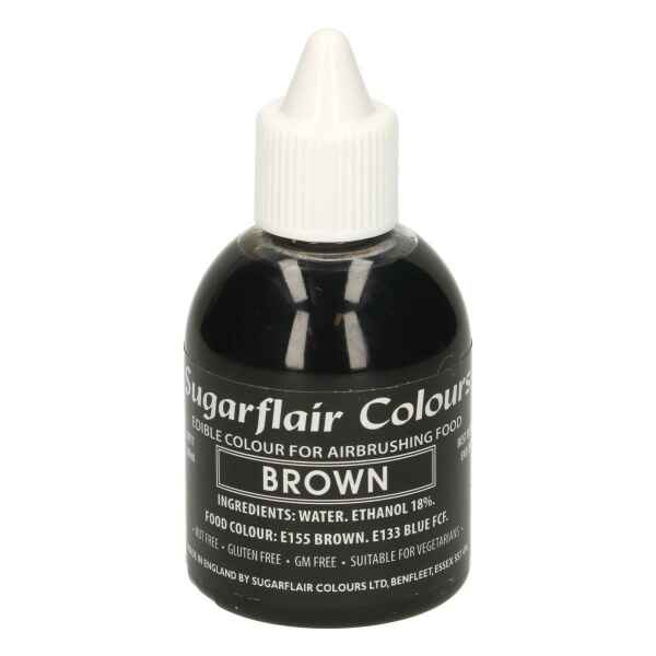 Colorante per Aerografo MARRONE 60 ml Sugarflair