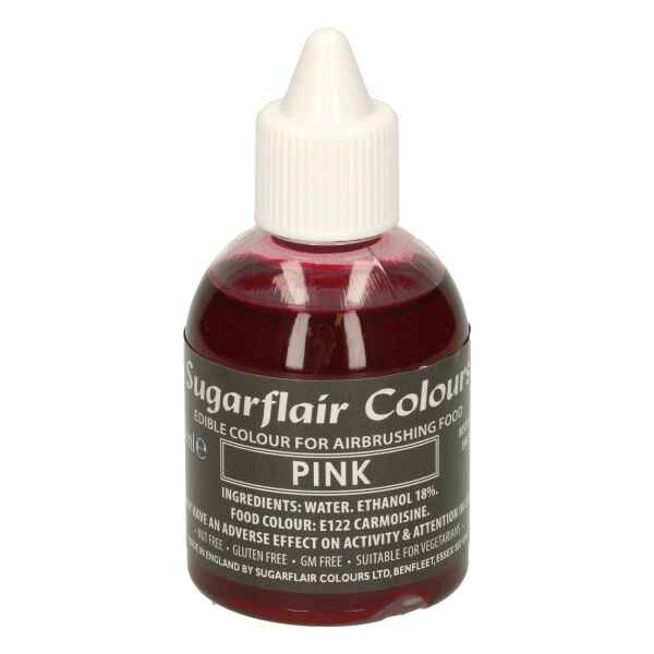 Colorante per Aerografo ROSA 60 ml Sugarflair