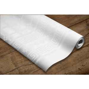 Tovaglia in carta damascata Compostabile Bianco 120 x 5 mt 1 Pz