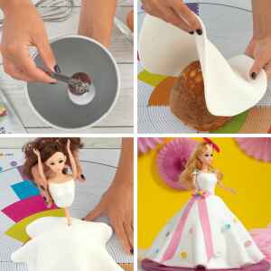 Stampo Wonder Mold Doll Cake Pan Cono H 11,5 cm