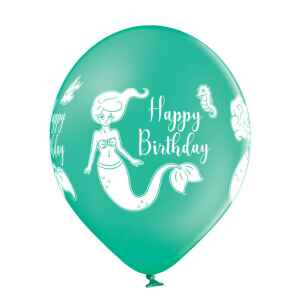 30 cm Sirenetta Happy Birthday 3 colori assortiti 50 pz-1