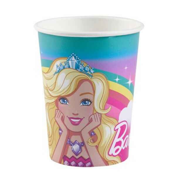 Bicchiere 250 ml Barbie Dreamtopia 8 Pz