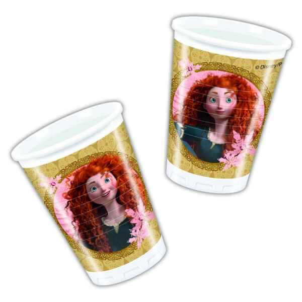 Bicchieri di Plastica 180 - 200 cc Brave 8 Pz Disney