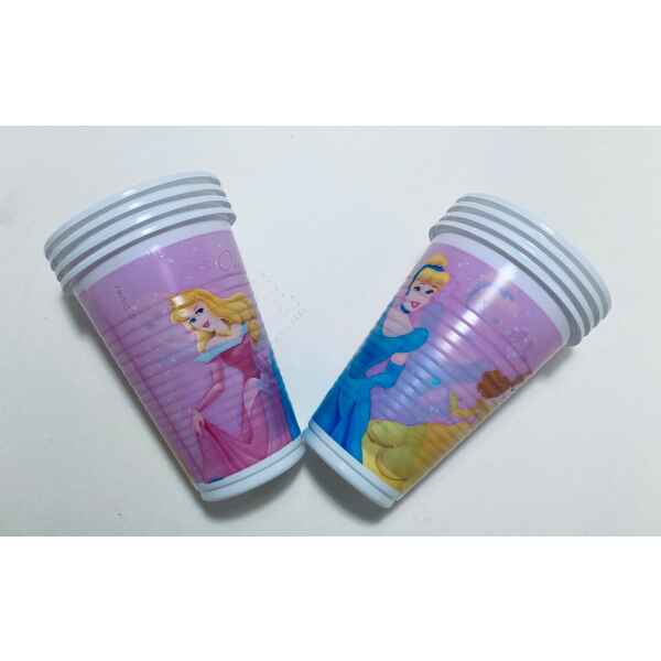 Bicchieri di Plastica 180 - 200 cc Princess Royal 8 Pz Disney