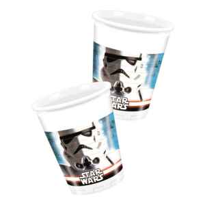 Bicchieri di Plastica 180 - 200 cc Star Wars 8 Pz Disney