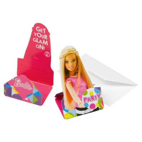 Inviti Barbie Sparkle 8 Pz