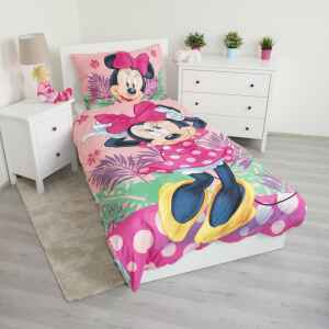 Lenzuola Copripiumino e Federa Minnie letto singolo 2 Pz Disney