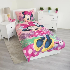 Lenzuola Copripiumino e Federa Minnie letto singolo 2 Pz Disney
