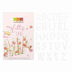 Modello per torta Lettere 26 Pz Scrapcooking